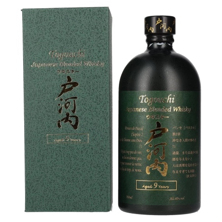 Togouchi 9 Years Old Japanese Blended Whisky 40% Vol. 0,7l in Geschenkbox