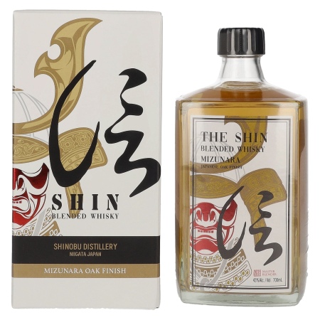 🌾The Shin Blended Whisky MIZUNARA Japanese Oak Finish 43% Vol. 0,7l in Geschenkbox | Spirits Village