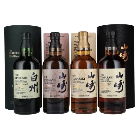 🌾Suntory TSUKURIWAKE SELECTION Set 2024 48% Vol. 4x0,7l in Geschenkbox | Spirits Village