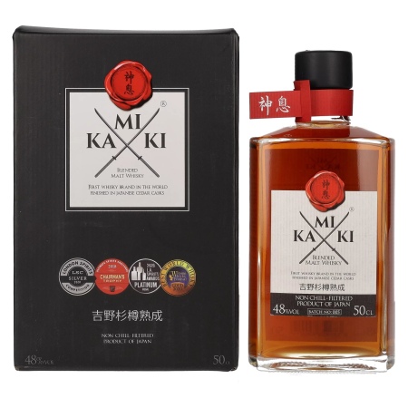 🌾KAMIKI Blended Malt Whisky 48% Vol. 0,5l in Geschenkbox | Spirits Village