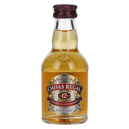 🌾Chivas Regal 12 Years Old Blended Scotch Whisky 40% Vol. 0,05l | Spirits Village