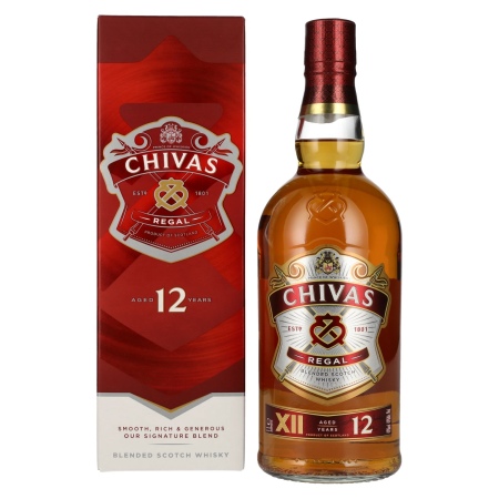 🌾Chivas Regal 12 Years Old Blended Scotch Whisky 40% Vol. 1l in Geschenkbox | Spirits Village