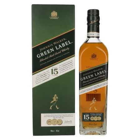 🌾Johnnie Walker Green Label 15 Years Old 43% Vol. 0,7l in Geschenkbox | Spirits Village