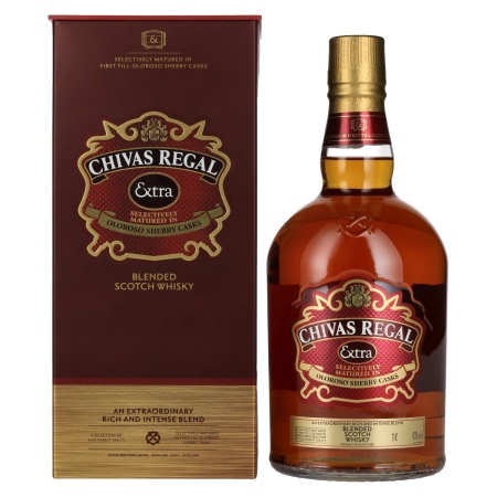 🌾Chivas Regal EXTRA OLOROSO SHERRY CASK Blended Scotch Whisky 43% Vol. 1l in Geschenkbox | Spirits Village