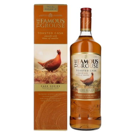 🌾The Famous Grouse TOASTED CASK FINISH 40% Vol. 1l in Geschenkbox | Spirits Village