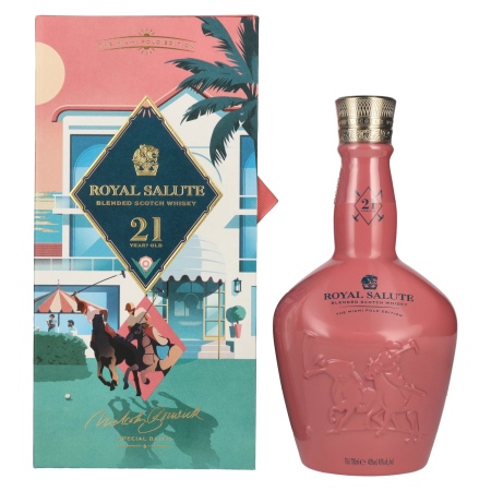 Royal Salute 21 Years Old THE MIAMI POLO EDITION Blended Scotch Whisky 40% Vol. 0,7l in Geschenkbox