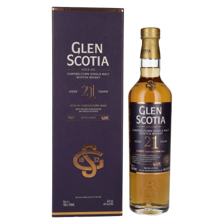 🌾Glen Scotia 21 Years Old Single Malt Scotch Whisky 46% Vol. 0,7l in Geschenkbox | Spirits Village