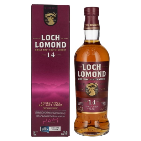 Loch Lomond 14 Years Old Single Malt Spiced Apple and Soft Smoke 46% Vol. 0,7l in Geschenkbox