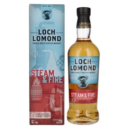 🌾Loch Lomond STEAM & FIRE Single Malt Scotch Whisky 46% Vol. 0,7l in Geschenkbox | Spirits Village