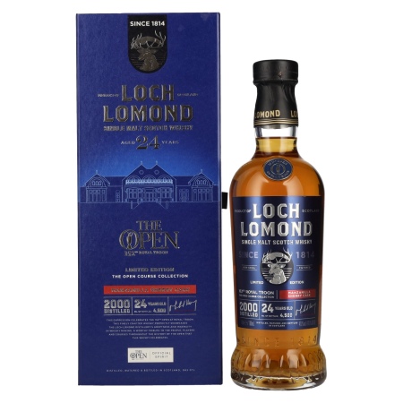 🌾Loch Lomond 24 Years Old THE OPEN 152th Royal Troon Manzanilla Sherry Cask 47,1% Vol. 0,7l in Geschenkbox | Spirits Village