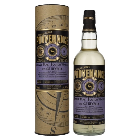 Douglas Laing PROVENANCE Royal Brackla 8 Years Old Single Cask Malt 2013 46% Vol. 0,7l in Geschenkbox