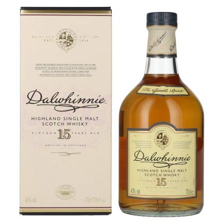 🌾Dalwhinnie 15 Years Old Highland Single Malt Scotch Whisky GB 43% Vol. 0,7l in Geschenkbox | Spirits Village