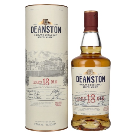 🌾Deanston 18 Years Old Highland Single Malt 46,3% Vol. 0,7l in Geschenkbox | Spirits Village