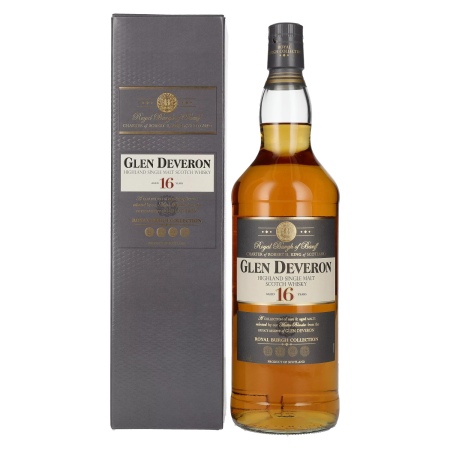 Glen Deveron 16 Years Old Highland Single Malt 40% Vol. 1l in Geschenkbox