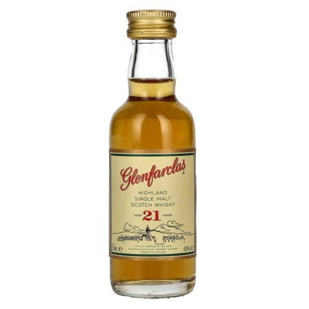 🌾Glenfarclas 21 Years Old Highland Single Malt Scotch Whisky 43% Vol. 0,05l | Spirits Village