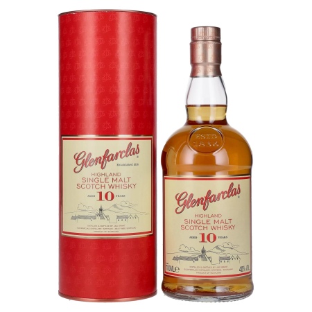 🌾Glenfarclas 10 Years Old Highland Single Malt Scotch Whisky 40% Vol. 0,7l in Geschenkbox | Spirits Village