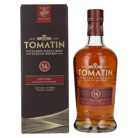 🌾Tomatin 14 Years Old PORT CASKS 46% Vol. 0,7l in Geschenkbox | Spirits Village