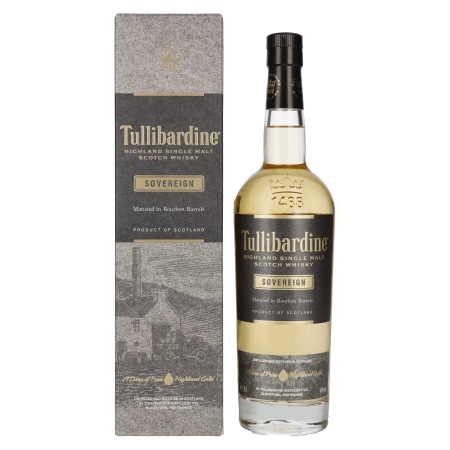 🌾Tullibardine SOVEREIGN Highland Single Malt Scotch Whisky 43% Vol. 0,7l in Geschenkbox | Spirits Village