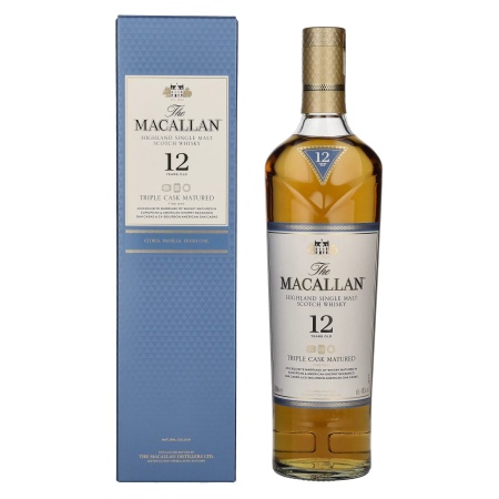 🌾The Macallan 12 Years Old TRIPLE CASK MATURED 40% Vol. 0,7l in Geschenkbox | Spirits Village