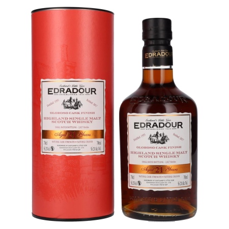 🌾Edradour 21 Years Old Oloroso Cask Finish 1995 56,2% Vol. 0,7l in Geschenkbox | Spirits Village