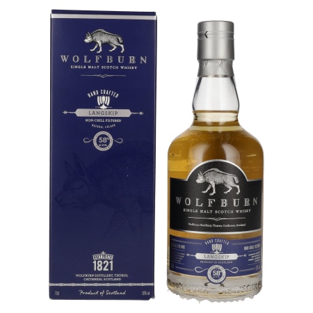 🌾Wolfburn LANGSKIP Single Malt Scotch Whisky 58% Vol. 0,7l in Geschenkbox | Spirits Village