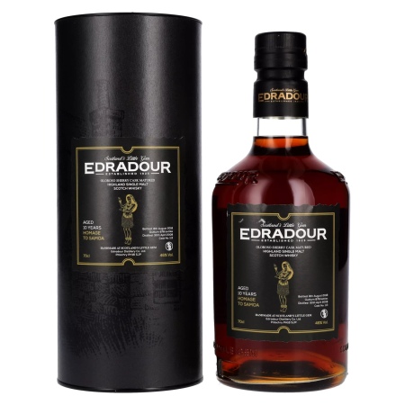 Edradour 10 Years Old HOMAGE TO SAMOA Highland Single Malt Scotch Whisky 46% Vol. 0,7l in Geschenkbox