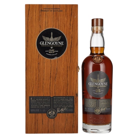 🌾Glengoyne 25 Years Old Highland Single Malt 48% Vol. 0,7l in Holzkiste | Spirits Village