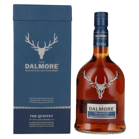 🌾The Dalmore THE QUINTET Highland Single Malt 44,5% Vol. 0,7l in Geschenkbox | Spirits Village