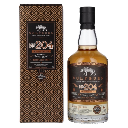 🌾Wolfburn N°204 Single Malt Scotch Whisky Small Batch Release 46% Vol. 0,7l in Geschenkbox | Spirits Village