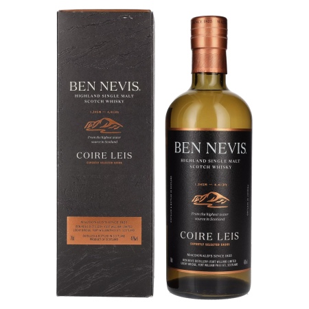 MacDonald's Ben Nevis COIRE LEIS Highland Single Malt 46% Vol. 0,7l in Geschenkbox