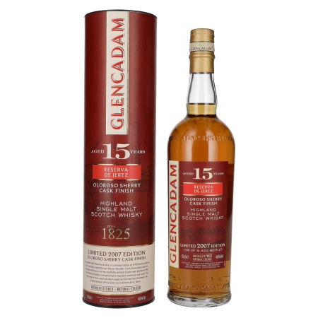 🌾Glencadam RESERVA DE JEREZ 15 Years Old Single Malt OLOROSO SHERRY CASK FINISH 46% Vol. 0,7l in Geschenkbox | Spirits Village