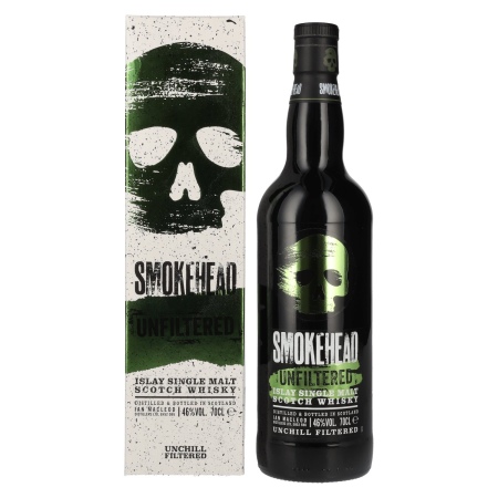 🌾Smokehead UNFILTERED Islay Single Malt Scotch Whisky 46% Vol. 0,7l in Geschenkbox | Spirits Village