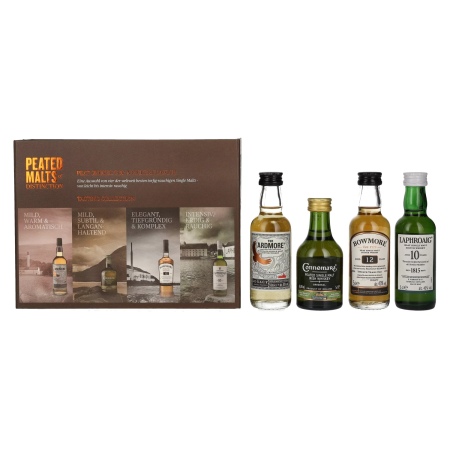 🌾Peated Malts of Distinction Tasting Selektion Set 40% Vol. 4x0,05l | Spirits Village