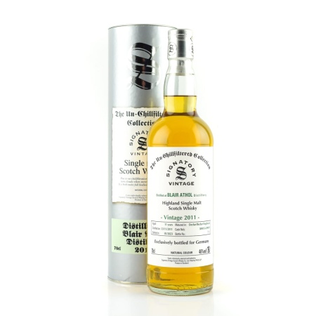 🌾Blair Athol 11 year old Dechar/Rechar Hogsheads Un-Chillfiltered Signatory | Spirits Village