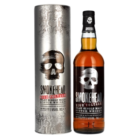 🌾Smokehead HIGH VOLTAGE Islay Single Malt Scotch Whisky 58% Vol. 0,7l in Tinbox | Spirits Village