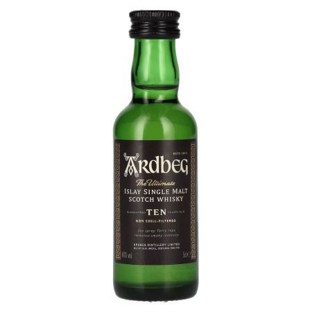 🌾Ardbeg TEN Years Old Islay Single Malt 46% Vol. 0,05l | Spirits Village