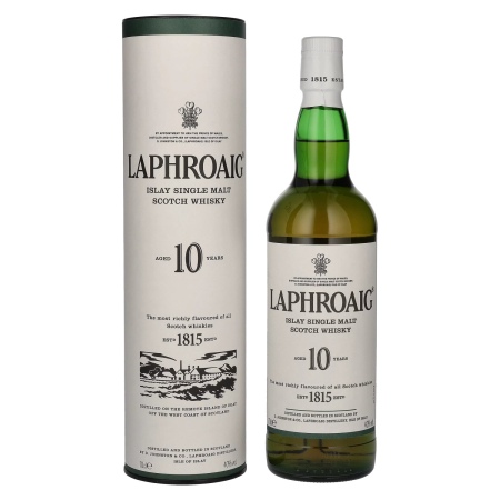 🌾Laphroaig 10 Years Old 40% Vol. 0,7l in Geschenkbox | Spirits Village