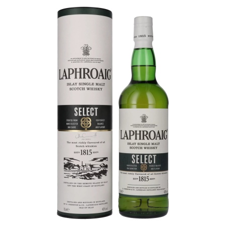 🌾Laphroaig SELECT Islay Single Malt Scotch Whisky 40% Vol. 0,7l in Geschenkbox | Spirits Village