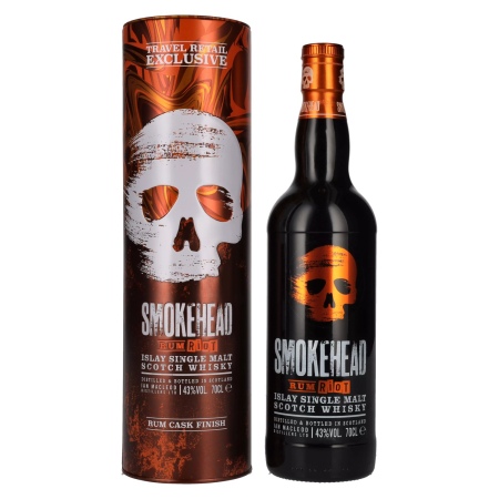 🌾Smokehead RUM RIOT Islay Single Malt Scotch Whisky 43% Vol. 0,7l in Tinbox | Spirits Village