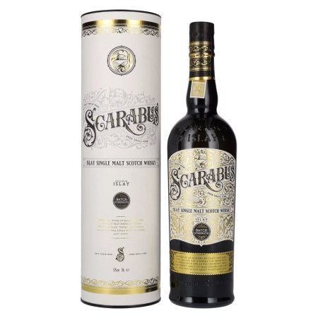 🌾Hunter Laing SCARABUS Islay Single Malt BATCH STRENGTH 57% Vol. 0,7l in Geschenkbox | Spirits Village