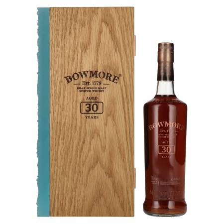 🌾Bowmore 30 Years Old Islay Single Malt 45,3% Vol. 0,7l in Holzkiste | Spirits Village