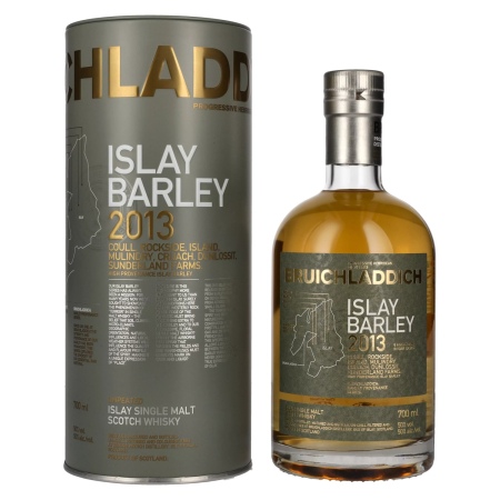 Bruichladdich ISLAY BARLEY Coull, Rockside, Island, Mulindry, Cruach, Dunlossit 2013 50% Vol. 0,7l in Tinbox