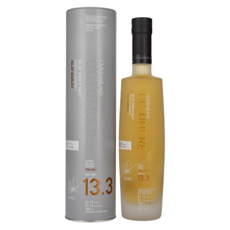 🌾Octomore EDITION: 13.3 Super Heavily Peated Islay Barley 2022 61,1% Vol. 0,7l in Tinbox | Spirits Village