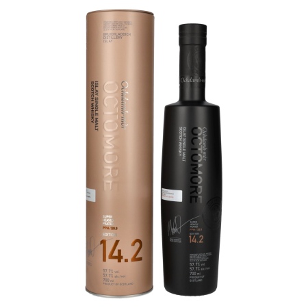 🌾Octomore EDITION: 14.2 Super Heavily Peated Islay Single Malt 57,7% Vol. 0,7l in Tinbox | Spirits Village