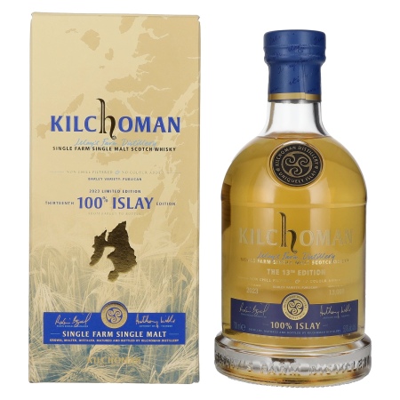 🌾Kilchoman 100% Islay The 13th Edition 2023 50% Vol. 0,7l in Geschenkbox | Spirits Village