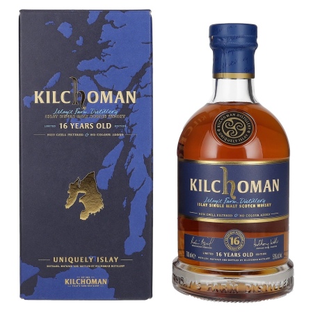 Kilchoman 16 Years Old Islay Single Malt Scotch Whisky Limited Edition 50% Vol. 0,7l in Geschenkbox