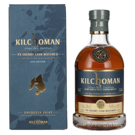 Kilchoman PX Sherry Cask Matured Islay Single Malt Scotch Whisky 2023 50% Vol. 0,7l in Geschenkbox