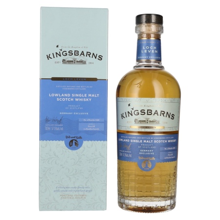 Kingsbarns LOCH LEVEN Lowland Single Malt Scotch Whisky 57,5% Vol. 0,7l in Geschenkbox