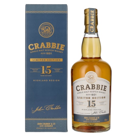 🌾Crabbie's 15 Years Old Single Malt 43% Vol. 0,7l in Geschenkbox | Spirits Village