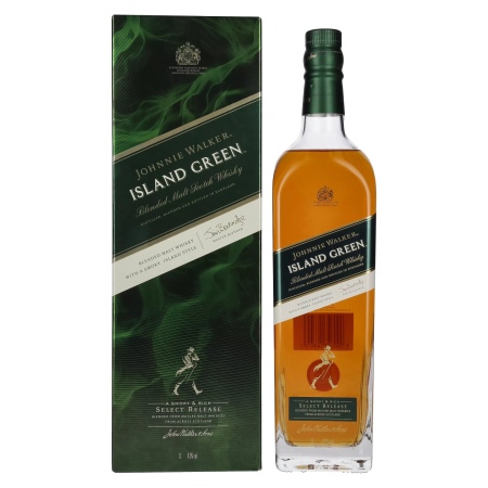 Johnnie Walker ISLAND GREEN Blended Malt Scotch Whisky Select Release 43% Vol. 1l in Geschenkbox